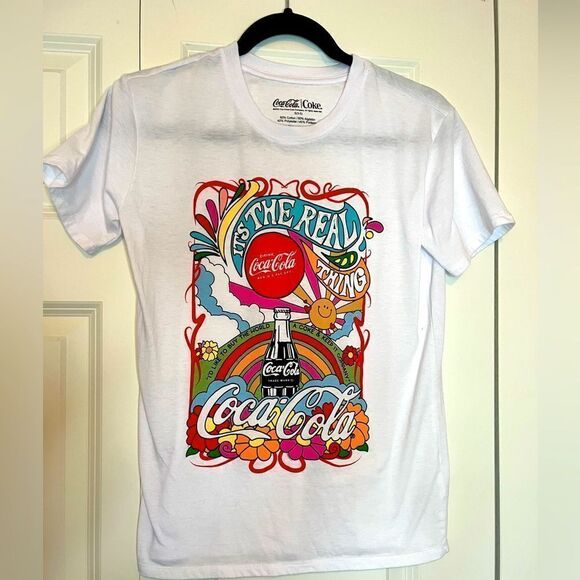 Coca Cola Colorful Women’s T-shirt - Picture 1 of 9